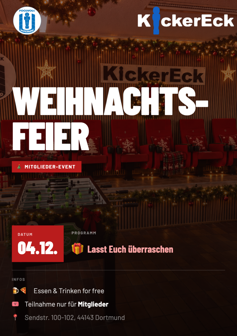 Weihnachtsfeier am 04.12.